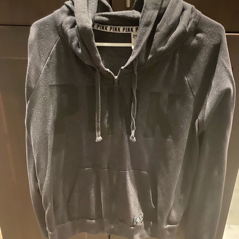 PINK zip up sweatshirt